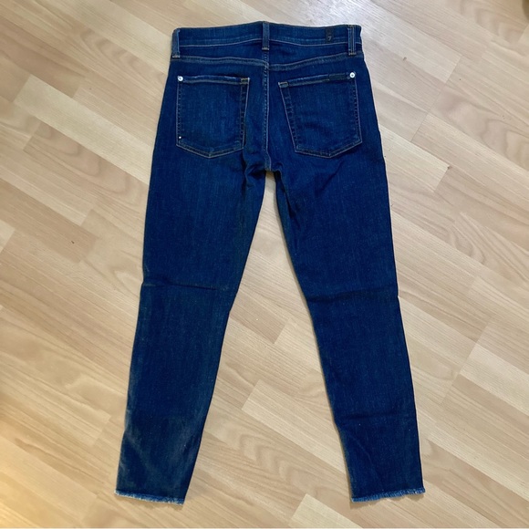 7 for all mankind women's ankle wave-hem skinny - Picture 2 of 3